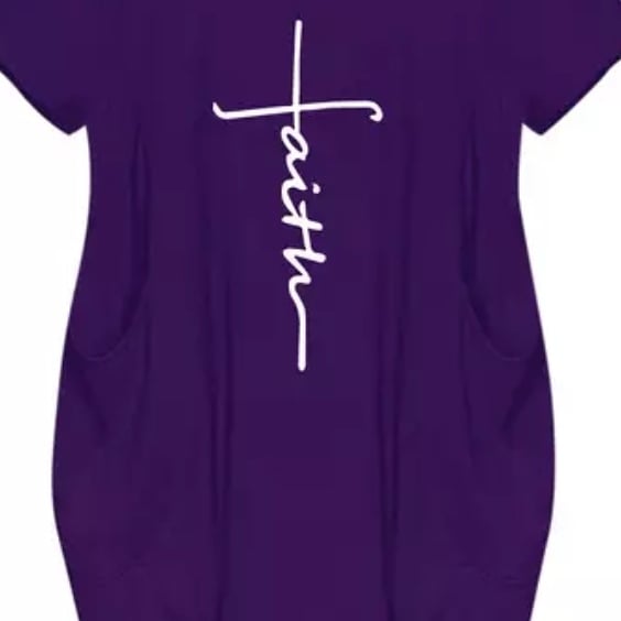 Faith shirt dress