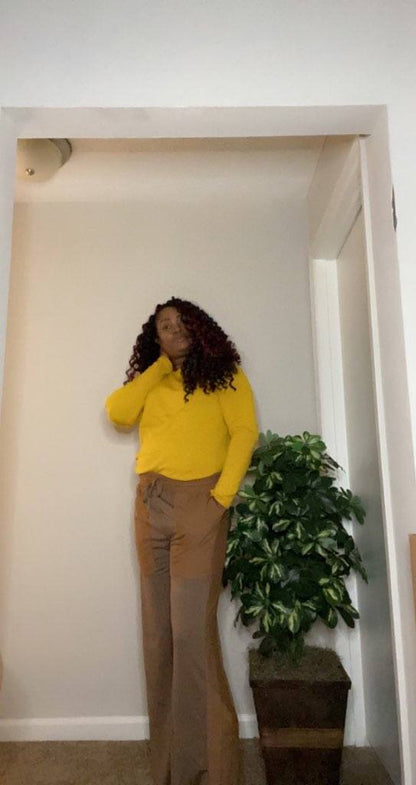 Deep camel pants