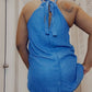 CHAMBRAY HALTER TOP